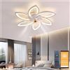 Narwhal LED Ventilatore da Soffitto, ventilatore da soffitto con luce e Telecoma