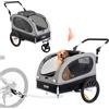 VEVOR Rimorchio Bici per Cani Passeggino per Animali Domestici Carico max. 40 kg