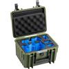 B&W International B&W drone.case PP.66 bronzo-verde, custodia protettiva su misura per DJI Mini 5,