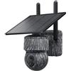 Andowl Telecamera solare 1080P HD WIFI telecamera PTZ di videosorveglianza di sicurezza