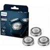 Philips Testine Ricambio Rasoio Philips SH71/50 Serie 7000 e 5000 Angolare Kit 3 Pz