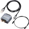RCA Convertitore Audio DAC Digitale-Analogico | Ottico/Coassiale a RCA/Jack 3.5mm