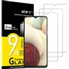 NEW'C 3 Pezzi, Vetro Temperato per Samsung Galaxy A12, Pellicola Prottetiva Anti