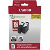 Canon PG-585/CL-586 PVP cartuccia d'inchiostro 2 pz Originale Nero, Ciano, Magen