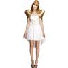 Smiffy's Smiffys Fever Glamorous Angel Costume, with Dress, White Attached Underskirt, He