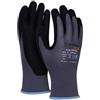 DONAU SAFETY Guanti da lavoro DONAU SAFETY Flex-Dotted con pomelli antiscivolo/Taglia 10/XL, 1 paio/Grigio-Nero/Guanti per montaggio meccanico/Rivestiti in nitrile, leggermente resistenti all'olio, nylon