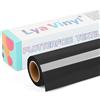 Lya Vinyl Nero Termovinile per Tessuti 30,5 cm x 305 cm per Cricut e Cam