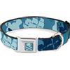 Pirates of the Caribbean Dog Collar DYLN-Jack Sparrow's Flag Skull Icon Blues Jack Sparrow's Flag Icons/B