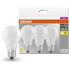 OSRAM LED BASE Classic A75, lampade LED a filamento smerigliato in vetro per bas