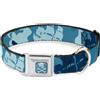 Pirates of the Caribbean Dog Collar DYLN-Jack Sparrow's Flag Skull Icon Blues Jack Sparrow's Flag Icons/B