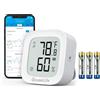 TERMOMETRO IGROMETRO DIGITALE WIFI DISPLAY E INK MONITORAGGIO INTERNO SMART HOME