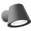 Ideal Lux GAS AP1 ANTRACITE Mod. 091525 Lampada Da Parete 1 Luce