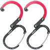GEAR AID HEROCLIP (piccolo) Moschettone e gancio per appendere borse, borse, lanterne, passeggini, strumenti, caschi, bottiglie d'acqua e altro ancora
