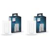 Philips Hue Telecomando Dimmer Switch, Controllo illuminazione Smart, Bianco, Versione 2021 (Confezione da 2)