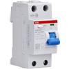 ABB RCD - Interruttore differenziale salvavita, bipolare, da 25 A, corrente differenziale 0,03 A, per corrente d'errore