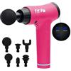 Woxter Fitgun Pink - massaggio muscolare GunMassage Gun 2400 mAh e 6 testine intercambiabili, percussioni sport massaggiatore, Rosa, 6 (1024x758) (MV26-218)