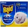Raid Night & Day Base con Ricarica, Antizanzare e Repellente Mosche, Contiene 1