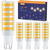 TASMOR G9 LED 8W Lampada Bianco Caldo 3000K, Lampadina LED G9 840 Lumen | Nessun
