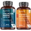 WeightWorld Collagene Marino Idrolizzato e Vitamina D3 K2 Bundle,120 Capsule+ 365 Compresse,