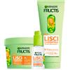 Garnier Fructis Lisci Cheratina Set Maschera 370ml + Balsamo Trattamento Liscian