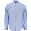 GUESS JEANS CAMICIA MANICHE LUNGHE UOMO AZZURRO