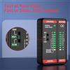 Tester cavo di rete compatto per test per linea Ethernet e telefono per rj45