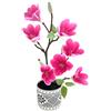 Pianta Bonsai di per magnolia Finta con 7 Fiori Realistici per Arredamento per