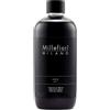 Millefiori Milano Fragranza Ricarica per Diffusore a Bastoncini 500 ml Nero