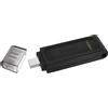 ‎Kingston Kingston DataTraveler 70 - DT70/128GB Drive Flash USB-C, Nero