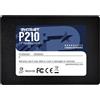 Patriot Memory P210 SATA 3 256GB SSD 2.5 Inch, P210S256G25, Solid State Hard Dri