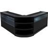 MONSTERSHOP Set Banconi LED Nero Harmonia B1200 C1200 LM60 Vetrina Negozio con Serratura
