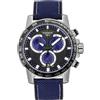 Tissot Cronografo Tissot Supersport quadrante nero cinturino tessuto blu T125.617.17...