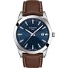 Tissot Orologio Tissot Carson Premium quarzo quadrante blu cinturino in pelle T127.4...