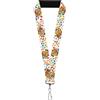 Buckle-Down The Flintstones Lanyard, Fruity Pebbles Fred and Barney Pose and Cer