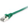 Equip Patch cable RJ45 Cat6A S/FTP (S-STP) PIMF 30.00 m Green 30,00 Meter