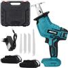 Hongu Sega Seghetto a Gattuccio Elettrica Motosega Elettrosega 4 Lame 2 Batterie