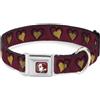 Alice in Wonderland Dog Collar DYIY-Alice in Wonderland Queen Face Full Color Red Alice in Wonderlan