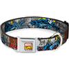 MARVEL COMICS Dog Collar AVA-Marvel Comics Logo Full Color Classic GHOST RIDER 3