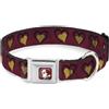 Alice in Wonderland Dog Collar DYIY-Alice in Wonderland Queen Face Full Color Red Alice in Wonderlan