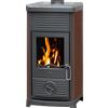 Plamen Stufa a legna Plamen Maestral N 6,5 kW ghisa classe A+ scarico 120 mm