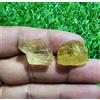 Topazio imperiale naturale grezzo 2 pezzi 19-21 mm dimensione pietra preziosa...