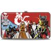 Dungeons & Dragons Hinged Wallet Dungeons and Dragons Group Pose and Ampersand Icon Red/White
