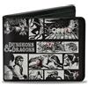 Dungeons & Dragons Bi-Fold Wallet Dungeons & Dragons Monster Illustration Blocks Black/White