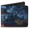Baldur's Gate III Bi-Fold Wallet BALDUR'S GATE III Group Pose Scenes and Title Logo Grays