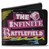 Dungeons & Dragons Bi-Fold Wallet Dungeons & Dragons THE INFINITE BATTLEFIELD Collage Black/Multi C