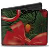 Buckle-Down Designs Bi-Fold Wallet Decorated Tree2 w/Bows/Lights/Candy Canes