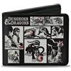 Dungeons & Dragons Bi-Fold Wallet Dungeons & Dragons Monster Illustration Blocks2 Black/White