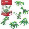 K'Nex Basic Fun K'NEX Dynamic Dinos - Set Costruzioni Dinosauri con Borsa a Cerniera -