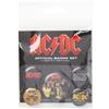 Ambrosiana AC/DC Logo Unisex Set di spille multicolore 10 x 12.5 x 1.3 cm Multicolore
