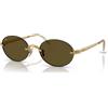 Ray-Ban RAY BAN OCCHIALE DA SOLE 0RB3929 001/73 54 GOLD lente DARK BROWN
